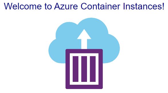 Docker Container with Azure Container Instance